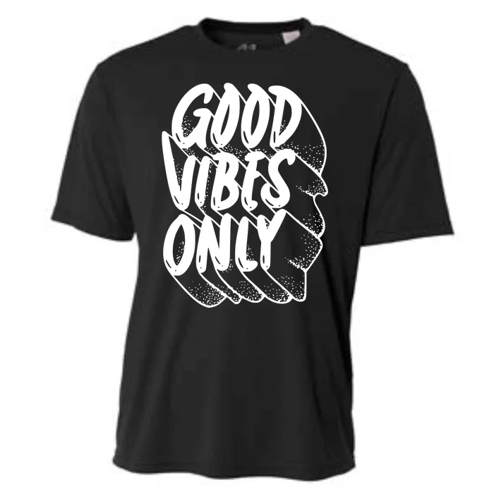 Good Vibes Only Cool Retro Cooling Performance Crew T-Shirt