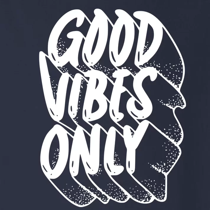 Good Vibes Only Cool Retro Toddler Long Sleeve Shirt