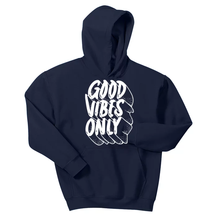 Good Vibes Only Cool Retro Kids Hoodie