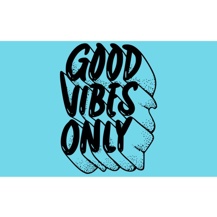 Good Vibes Only Cool Retro Bumper Sticker