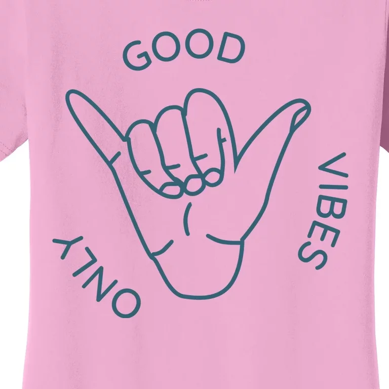 Good Vibes Only Gnarly Surfer Women's T-Shirt