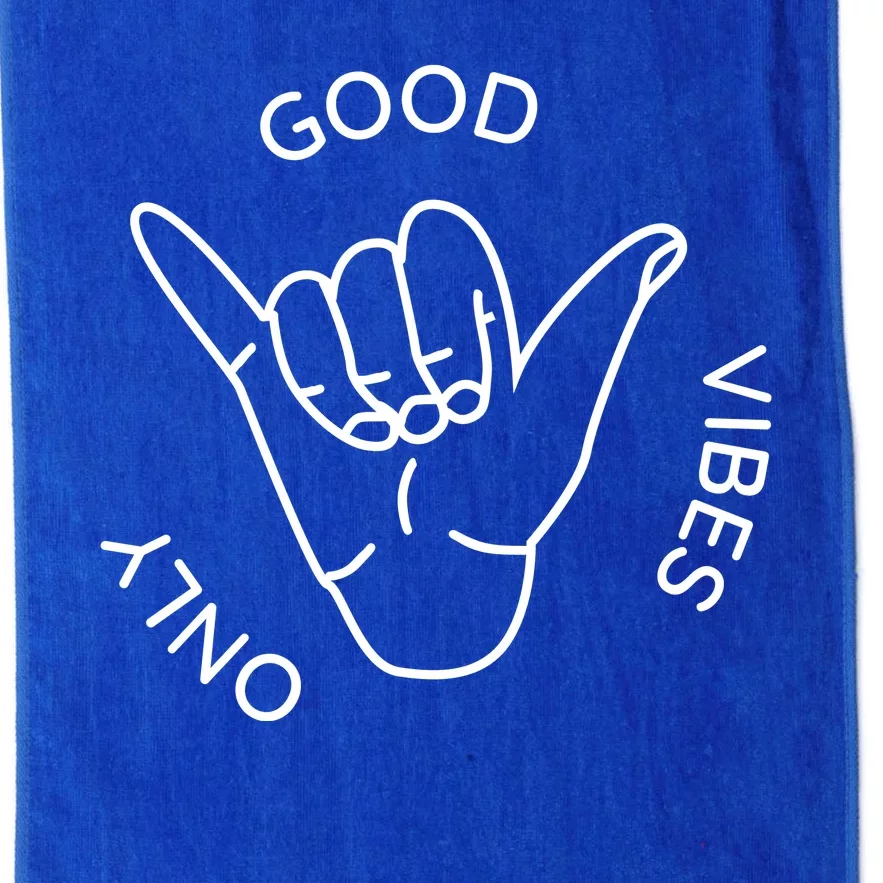 Good Vibes Only Gnarly Surfer Platinum Collection Golf Towel