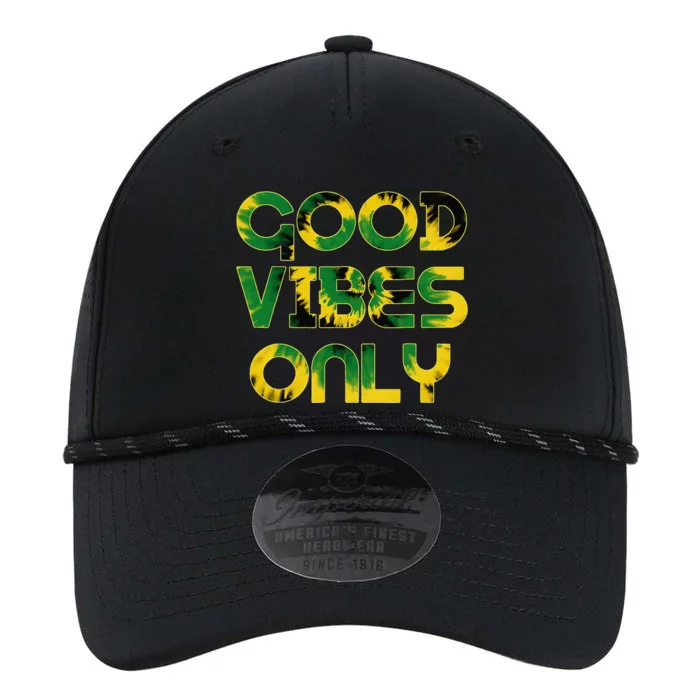 Good Vibe Only Jamaica Flag Tie Dye Positive Vibes Only Performance The Dyno Cap