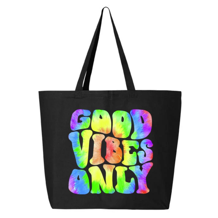 Good Vibes Only Trippy Colorful Vibing 25L Jumbo Tote