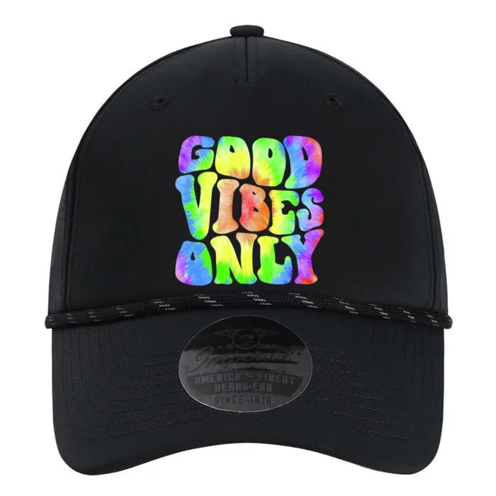 Good Vibes Only Trippy Colorful Vibing Performance The Dyno Cap