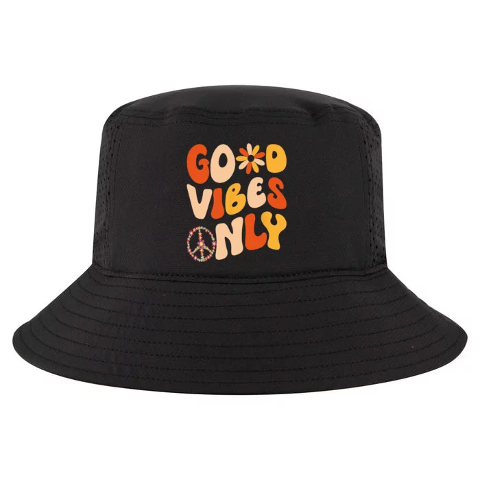 GOOD VIBES ONLY PEACE LOVE 60s 70s Tie Dye Groovy HippiE Cool Comfort Performance Bucket Hat