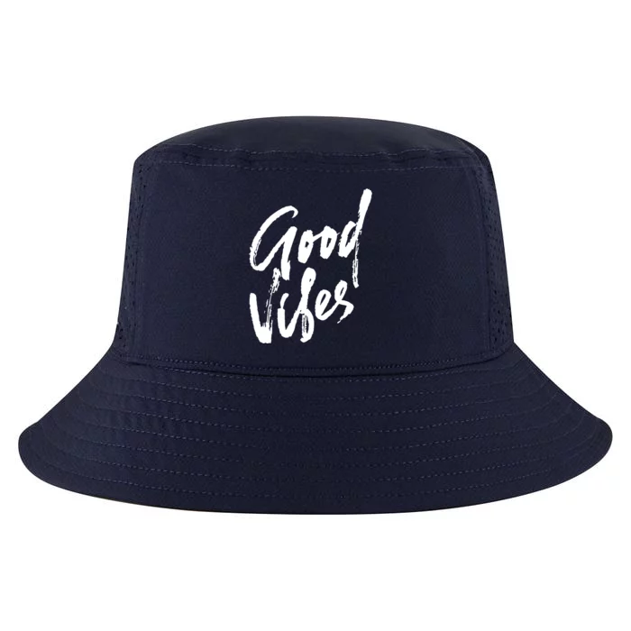 Good Vibes Positive Quote Cool Comfort Performance Bucket Hat