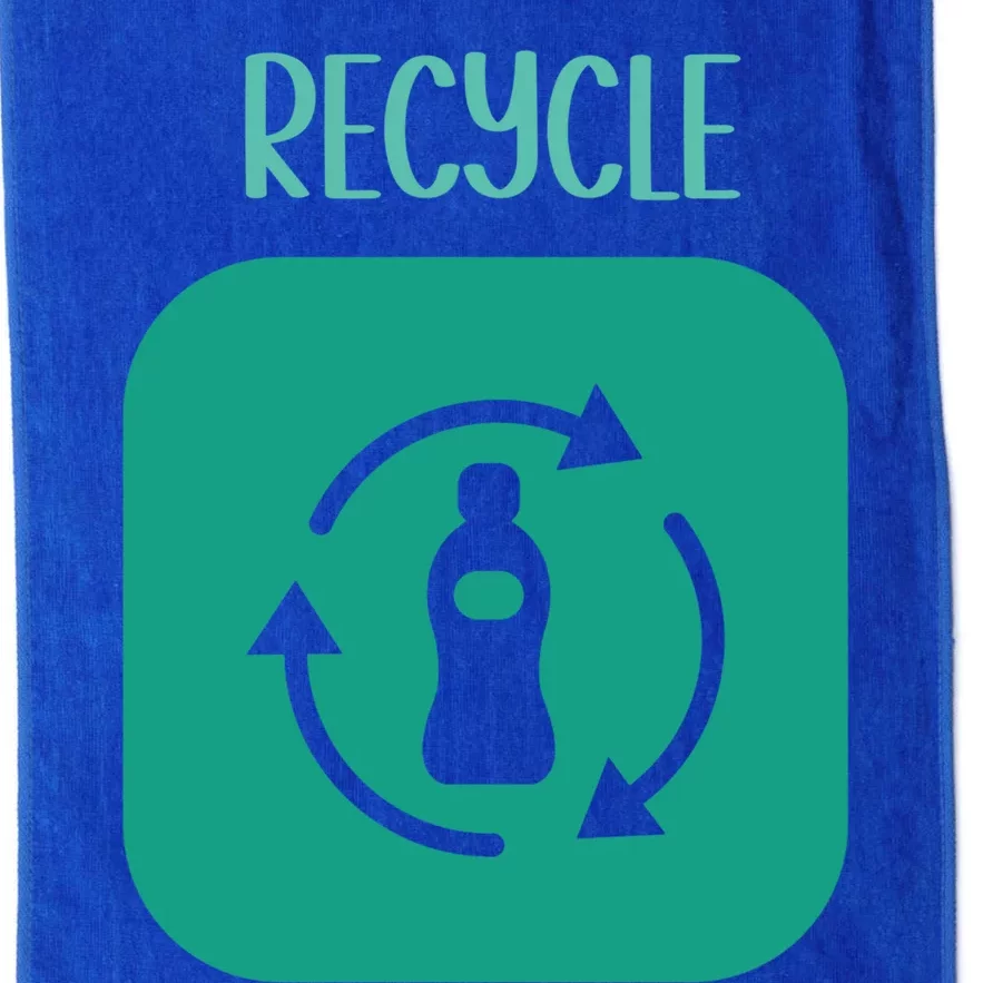 Green Vegan Plastic Free Save Earth Gift Platinum Collection Golf Towel