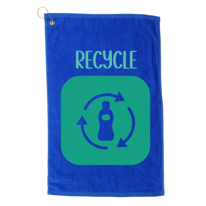 Green Vegan Plastic Free Save Earth Gift Platinum Collection Golf Towel