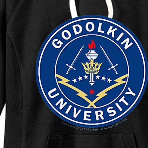 Gen V Pocket University Seal From The World Of The Boy Women's Fleece Hoodie