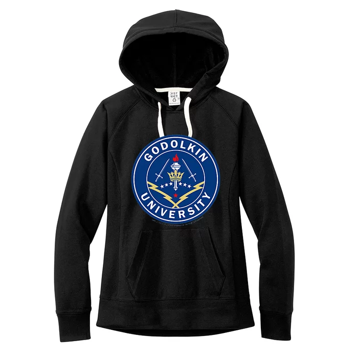 Gen V Pocket University Seal From The World Of The Boy Women's Fleece Hoodie