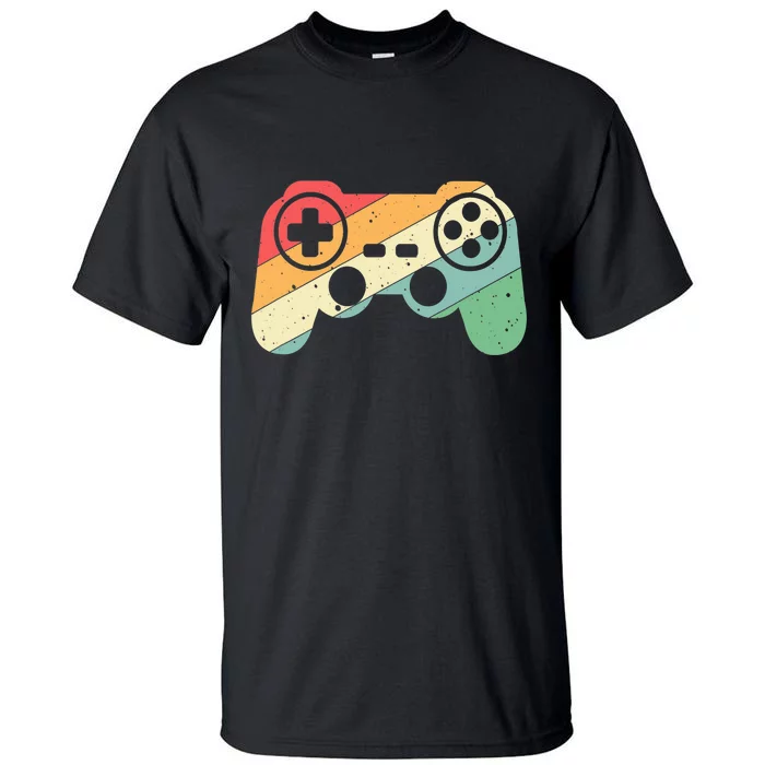 Gamer Vintage Retro Video Game Controller Gaming Tall T-Shirt