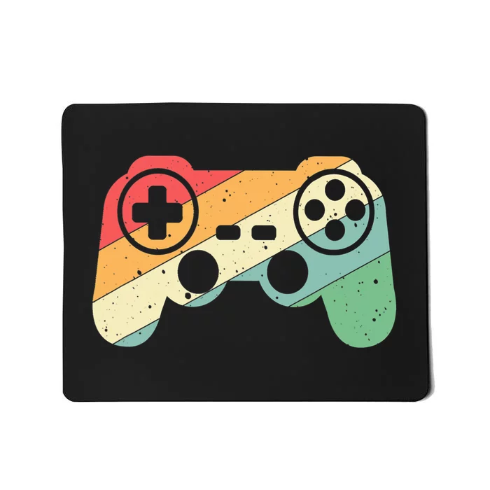 Gamer Vintage Retro Video Game Controller Gaming Mousepad