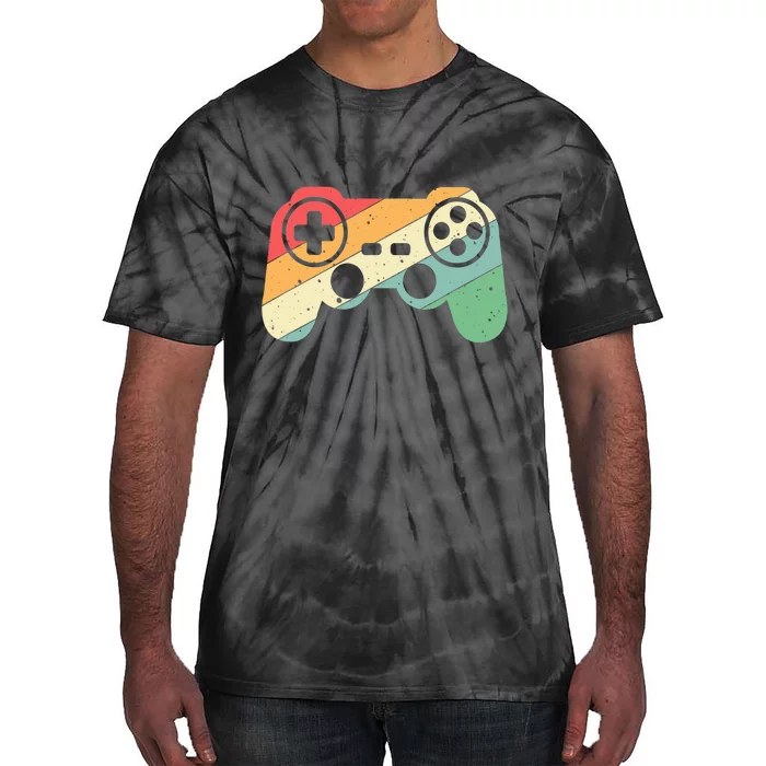 Gamer Vintage Retro Video Game Controller Gaming Tie-Dye T-Shirt