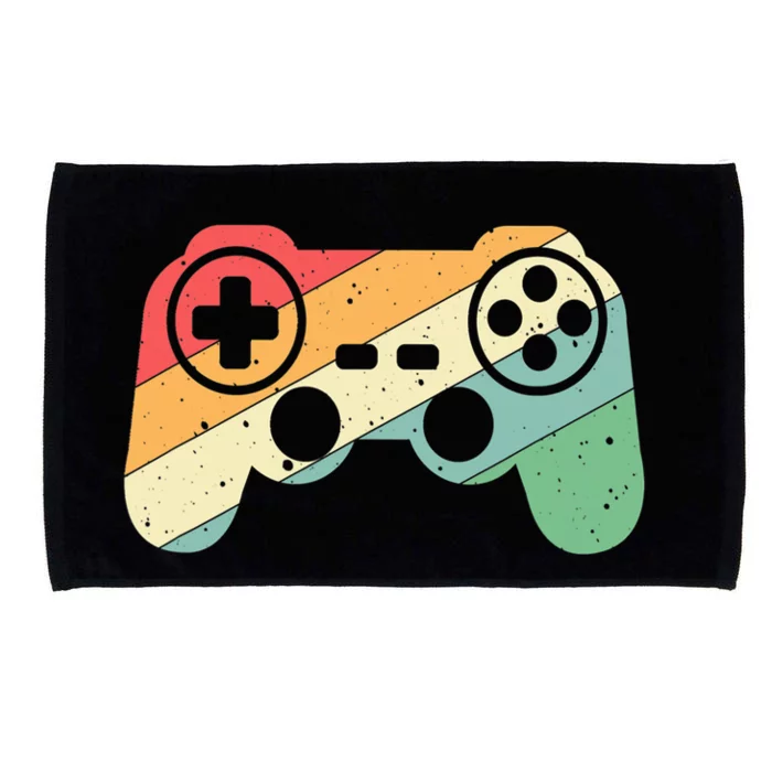 Gamer Vintage Retro Video Game Controller Gaming Microfiber Hand Towel