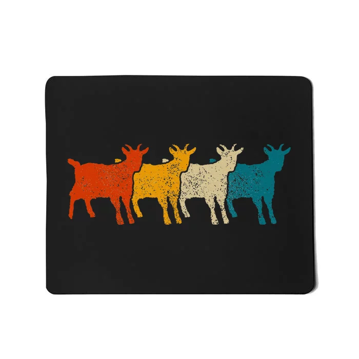 Goat Vintage Retro Farm Animal Goats Mousepad