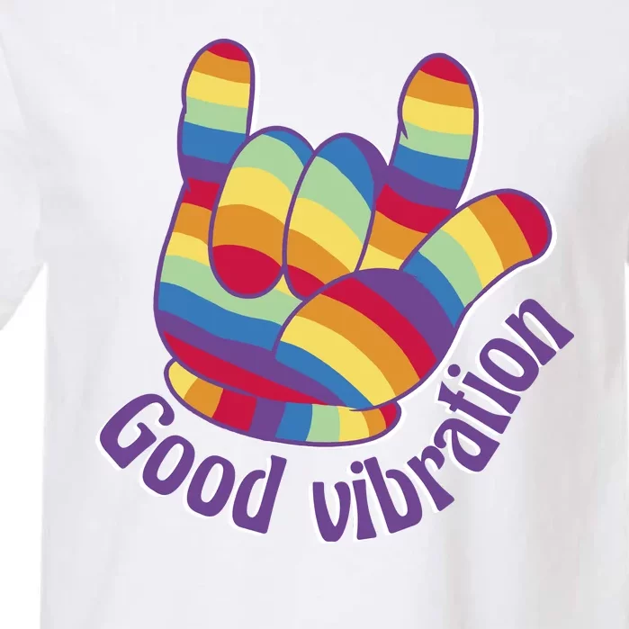 Good Vibration Rainbow Garment-Dyed Heavyweight T-Shirt