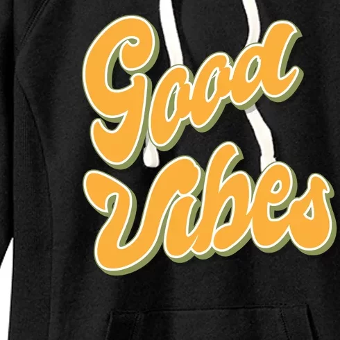 Good Vibes Retro Fun Women's Fleece Hoodie