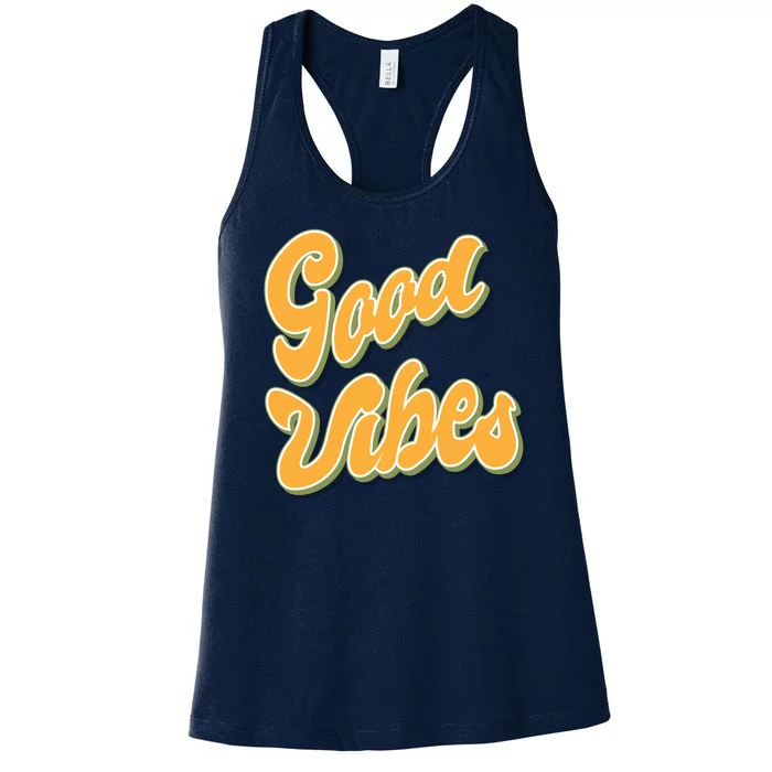 Good Vibes Retro Fun Women's Racerback Tank