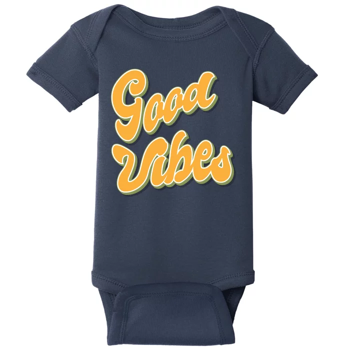 Good Vibes Retro Fun Baby Bodysuit