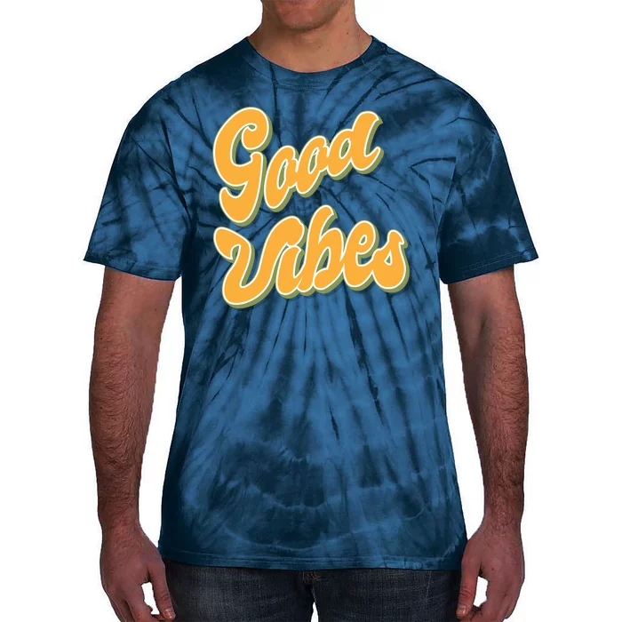 Good Vibes Retro Fun Tie-Dye T-Shirt