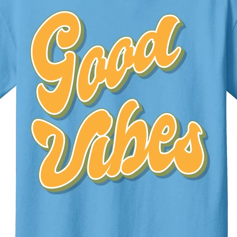 Good Vibes Retro Fun Kids T-Shirt