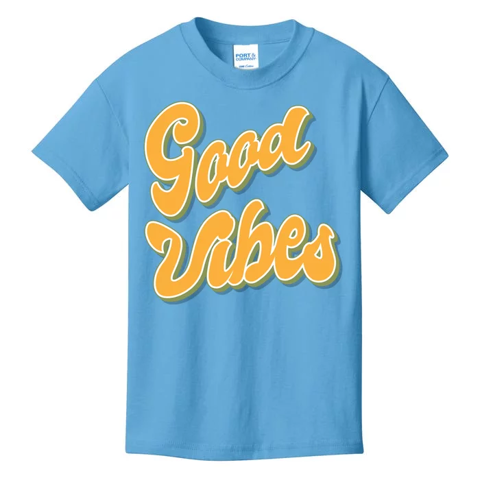 Good Vibes Retro Fun Kids T-Shirt