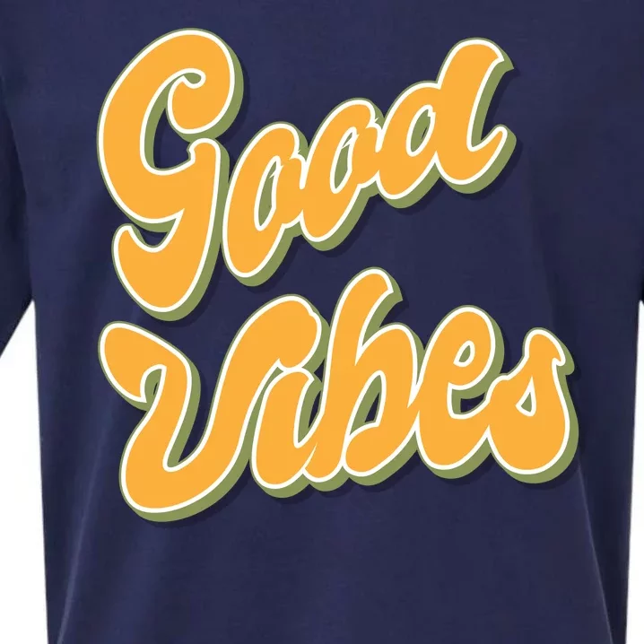 Good Vibes Retro Fun Sueded Cloud Jersey T-Shirt