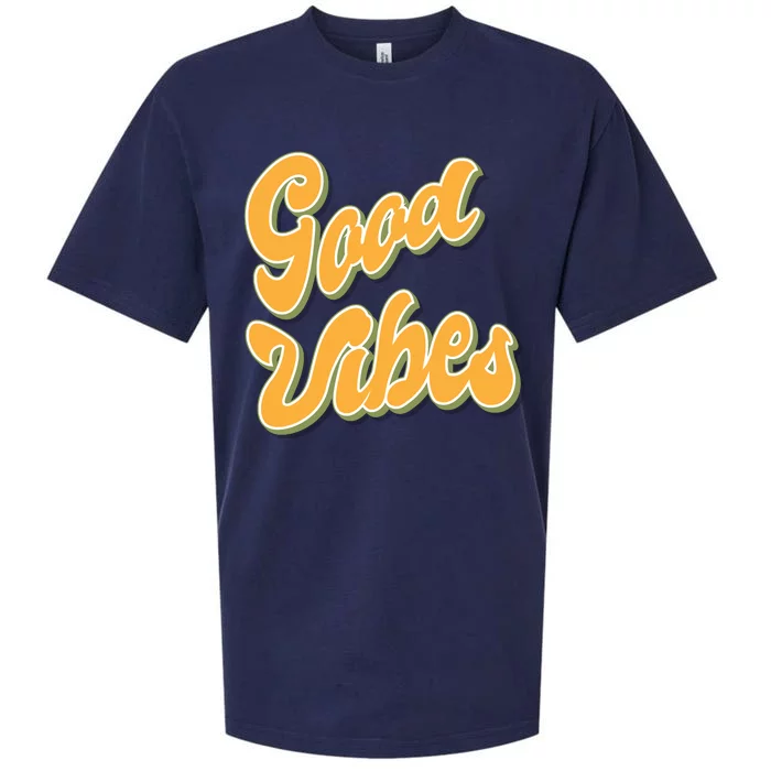 Good Vibes Retro Fun Sueded Cloud Jersey T-Shirt