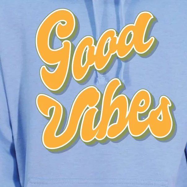 Good Vibes Retro Fun Unisex Surf Hoodie