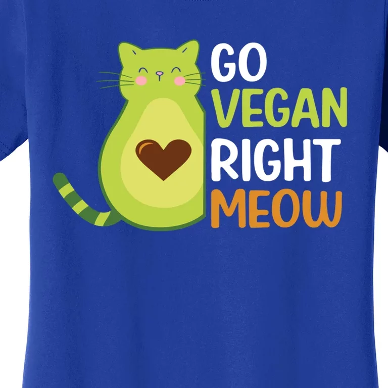 Go Vegan Right Meow Gift Women's T-Shirt