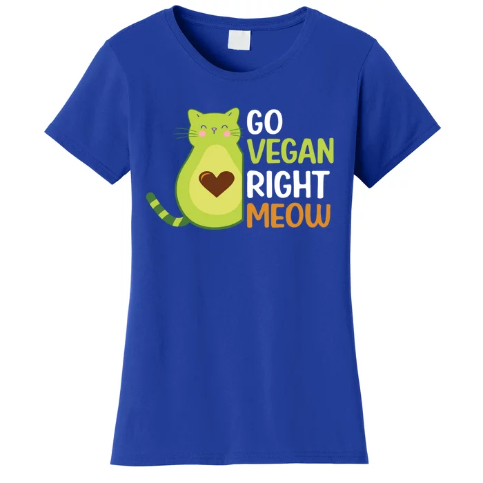 Go Vegan Right Meow Gift Women's T-Shirt