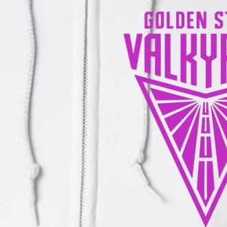 Golden V State Valkyries Funny Design Full Zip Hoodie