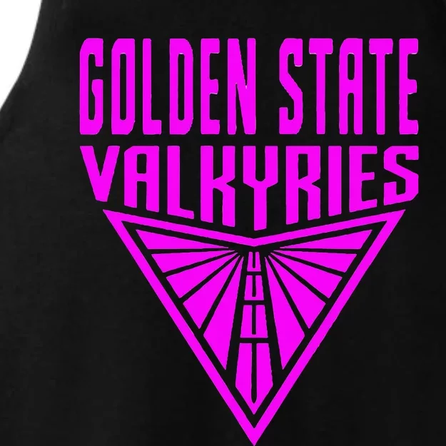 Golden V State Valkyries Gift Art Est 2025 Ladies Tri-Blend Wicking Tank