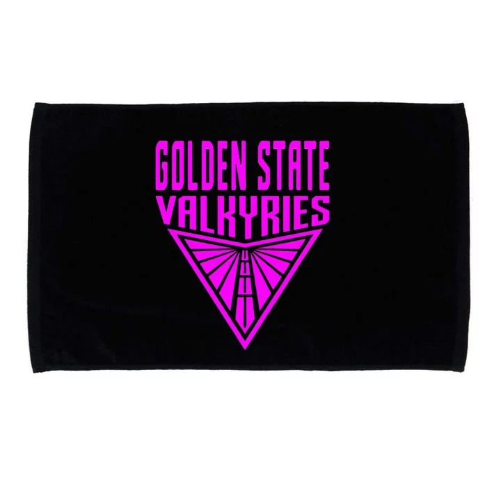 Golden V State Valkyries Gift Art Est 2025 Microfiber Hand Towel