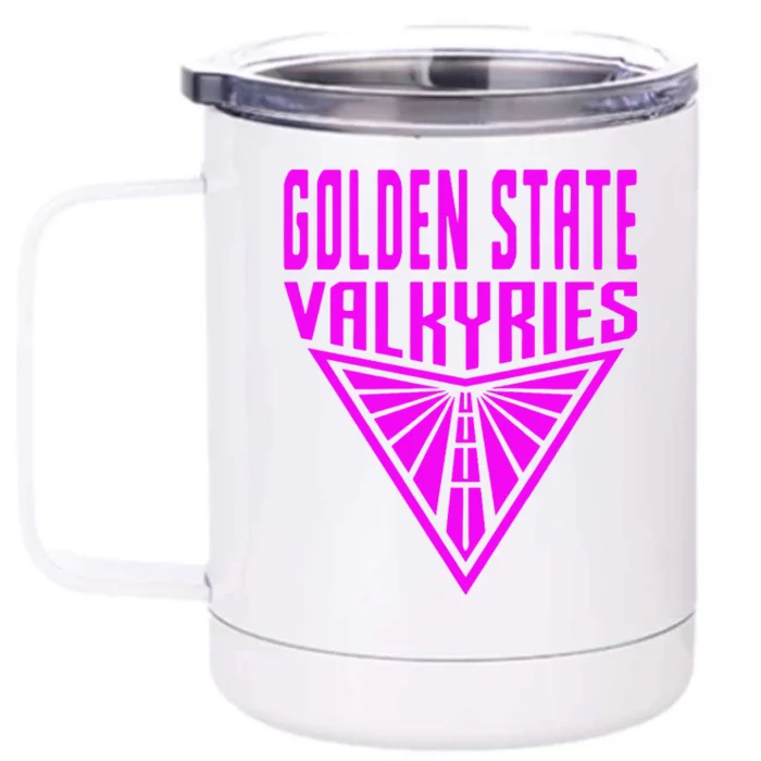 Golden V State Valkyries Gift Art Est 2025 Front & Back 12oz Stainless Steel Tumbler Cup