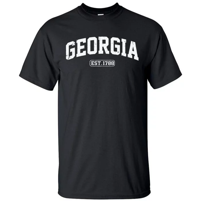 Georgia Vintage State Athletic Style Tall T-Shirt