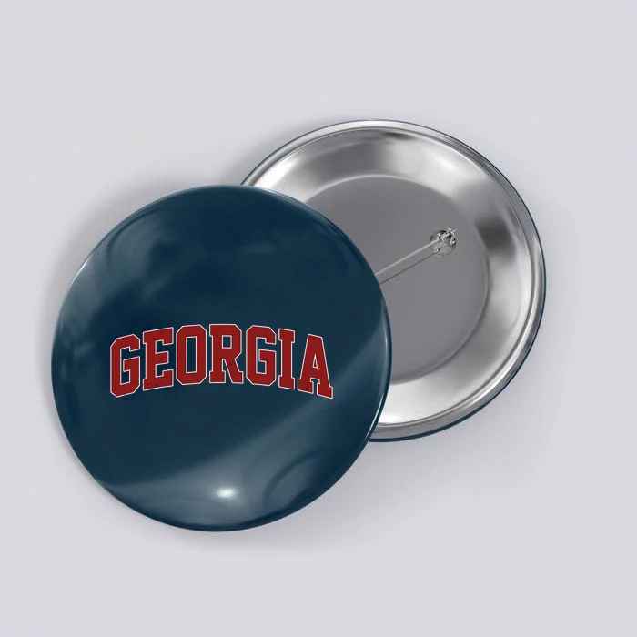 Georgia Vintage Sport Lover Button