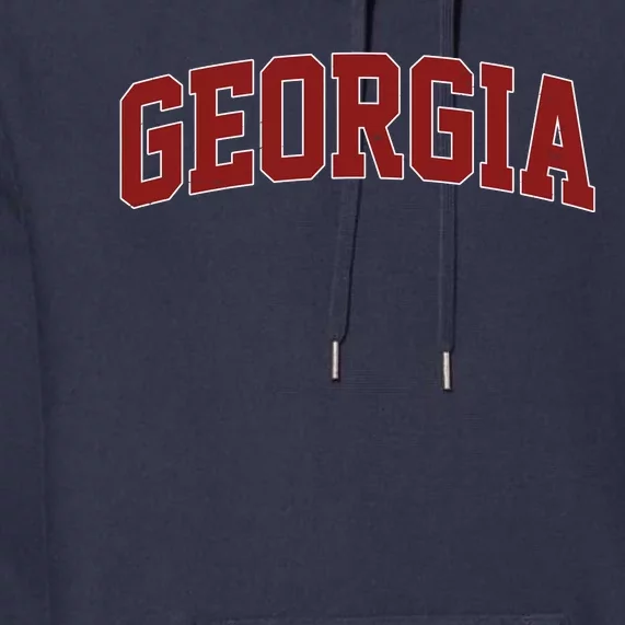 Georgia Vintage Sport Lover Premium Hoodie