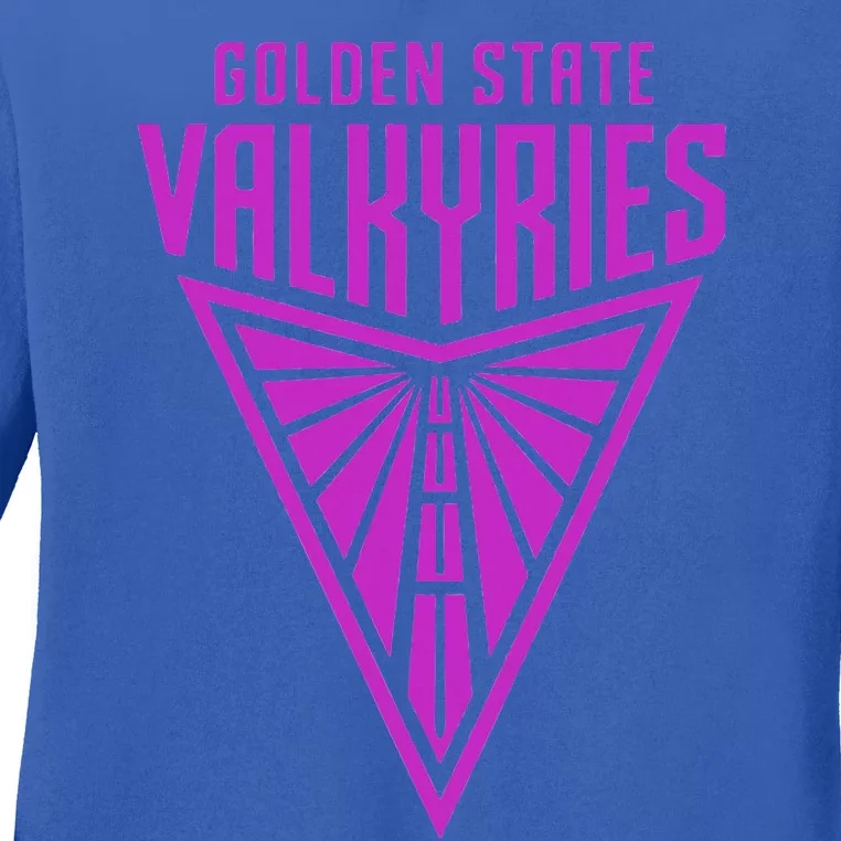 Golden V State Valkyries Ladies Long Sleeve Shirt