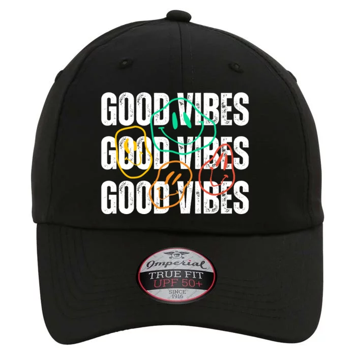 Good Vibes Smiley Retro Vintage The Original Performance Cap