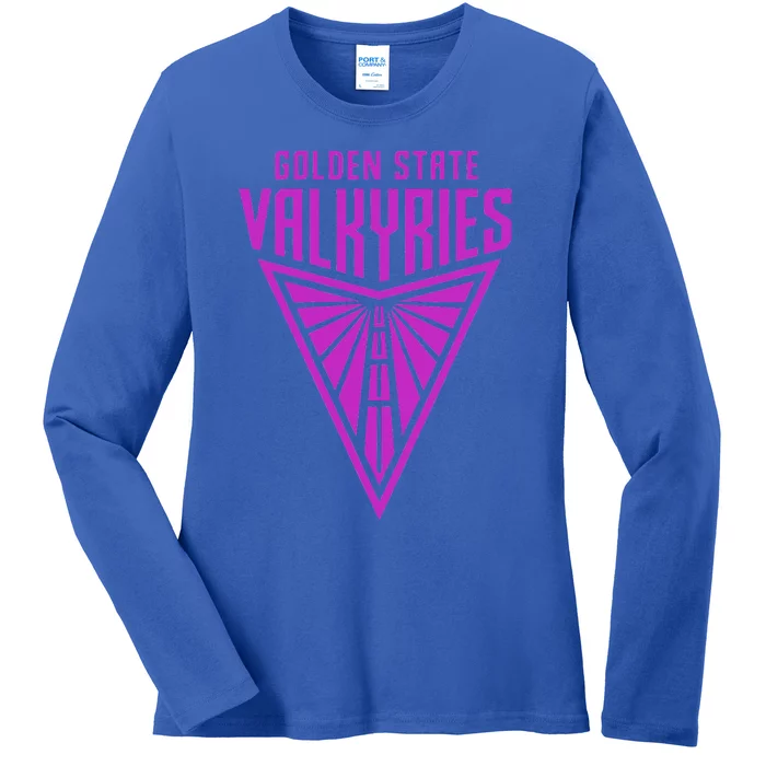 Golden V State Valkyries Ladies Long Sleeve Shirt