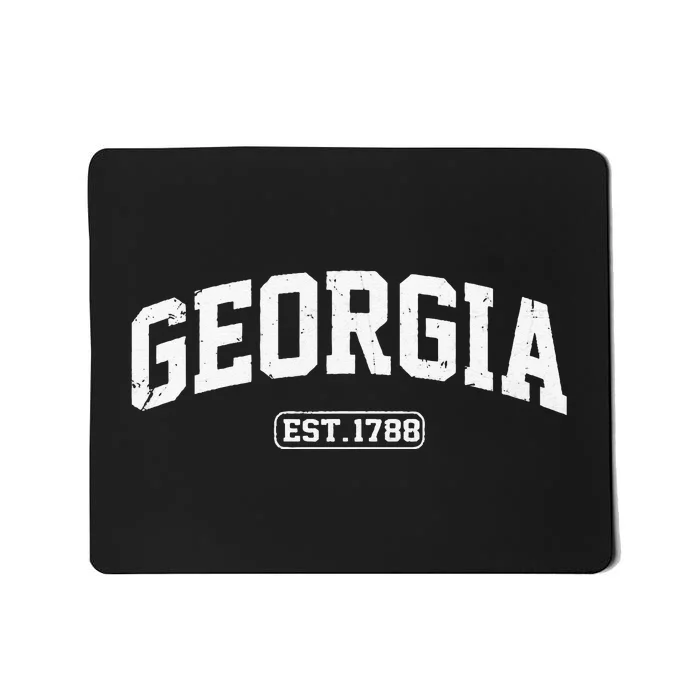 Georgia Vintage State Athletic Style Mousepad