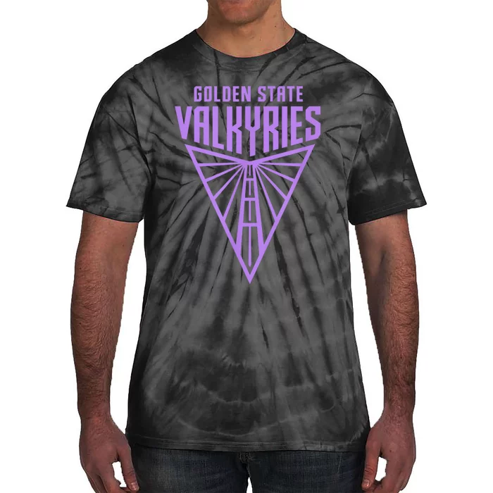 Golden V State Valkyries Funny Design Tie-Dye T-Shirt