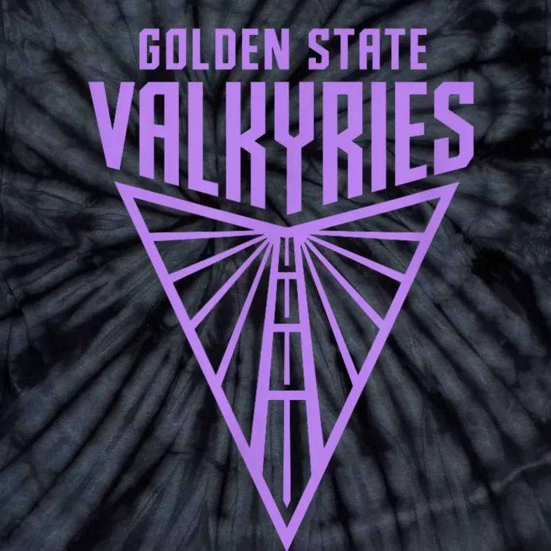 Golden V State Valkyries Funny Design Tie-Dye T-Shirt