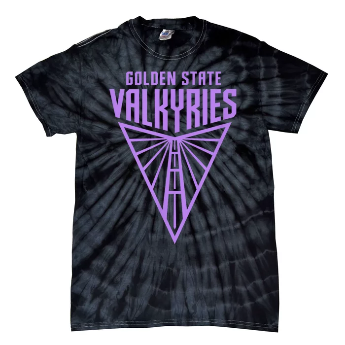 Golden V State Valkyries Funny Design Tie-Dye T-Shirt