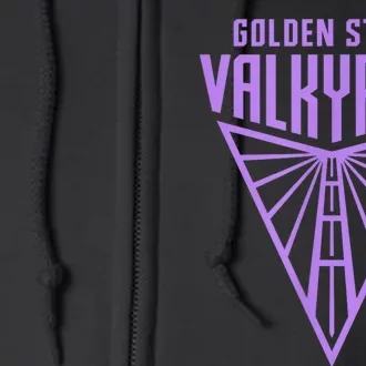 Golden V State Valkyries Funny Design Full Zip Hoodie