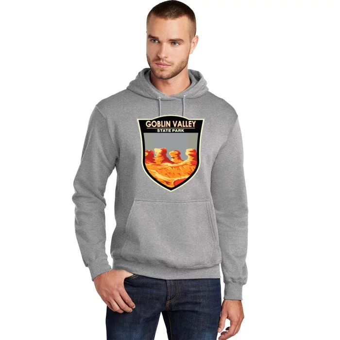 Goblin Valley State Park Utah Badge Vintage Tall Hoodie