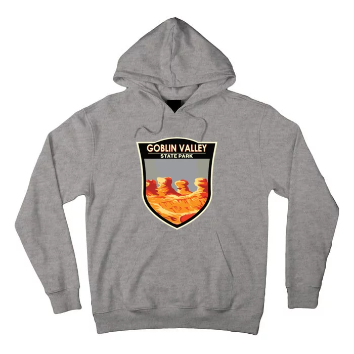 Goblin Valley State Park Utah Badge Vintage Tall Hoodie