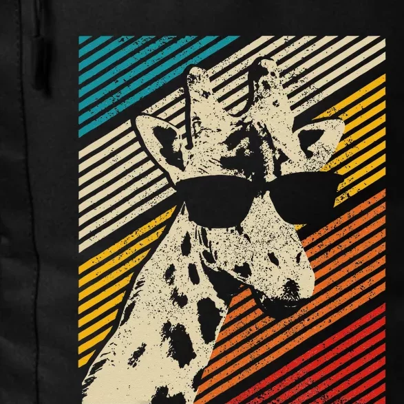 Giraffe Vintage Sunglasses Funny African Animal Lover Gift Daily Commute Backpack